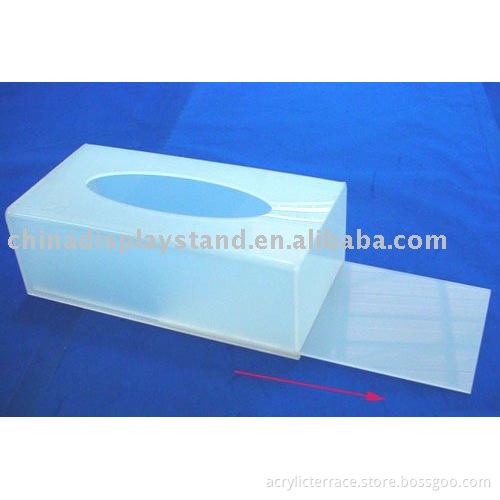 crystal acrylic tissue box/holder